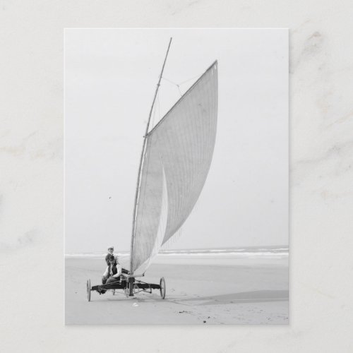 Beach Sailing Postcard