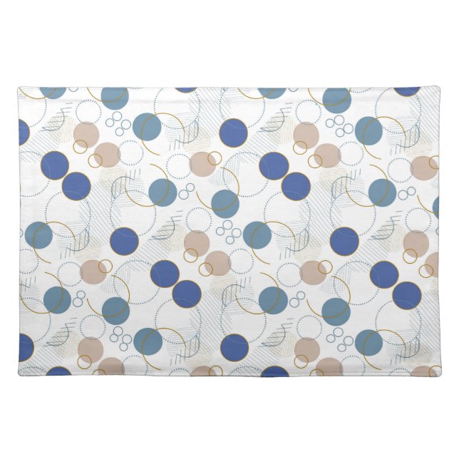  Beach Sand Color Dots Cloth Placemat (Front)