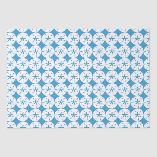 Beach sand dollar tissue paper (Front)