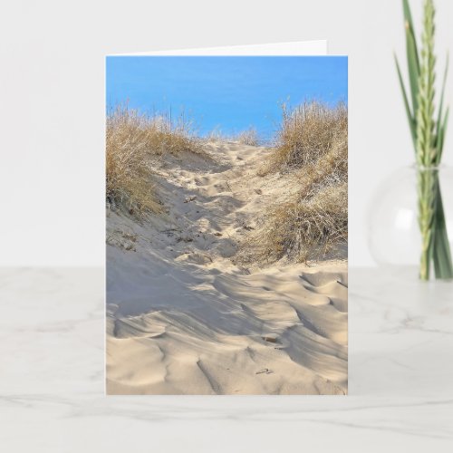 Beach Sand Dune Birthday Card