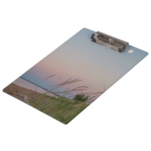 Beach Sand Dunes Moon Rise Dusk Clipboard