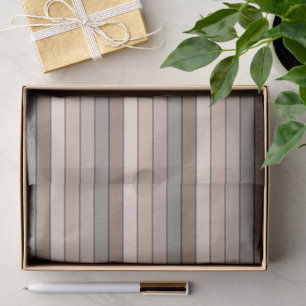 Beach Sand Earth Tone Color Stripes On Watercolor Tissue Paper