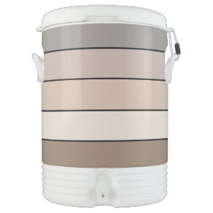 Beach Sand Earth Tone Colors On Watercolor Paper Beverage Cooler