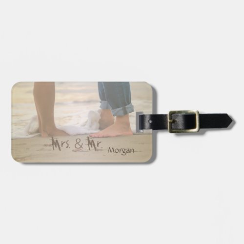 Beach SandFootsWaves _Personalized Luggage Tag