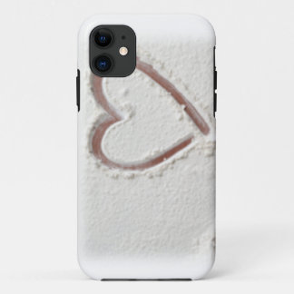 Beach Sand Heart Valentine iPhone 11 Case