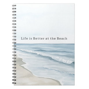 Beach Sand Ocean Notebook