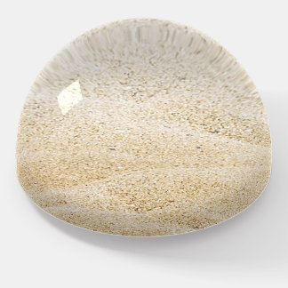 Beach sand paperweight