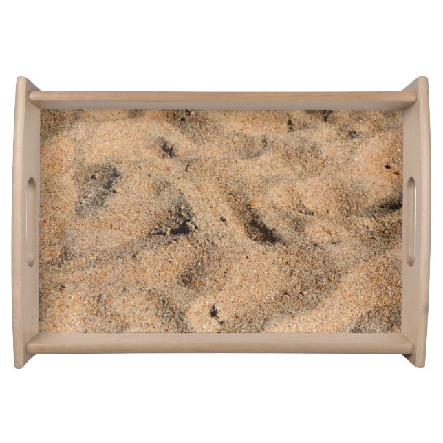 Beach Sand Sandbox Serving Tray (Front)