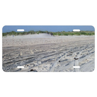 Beach Sand Scene (OBX, NC) License Plate