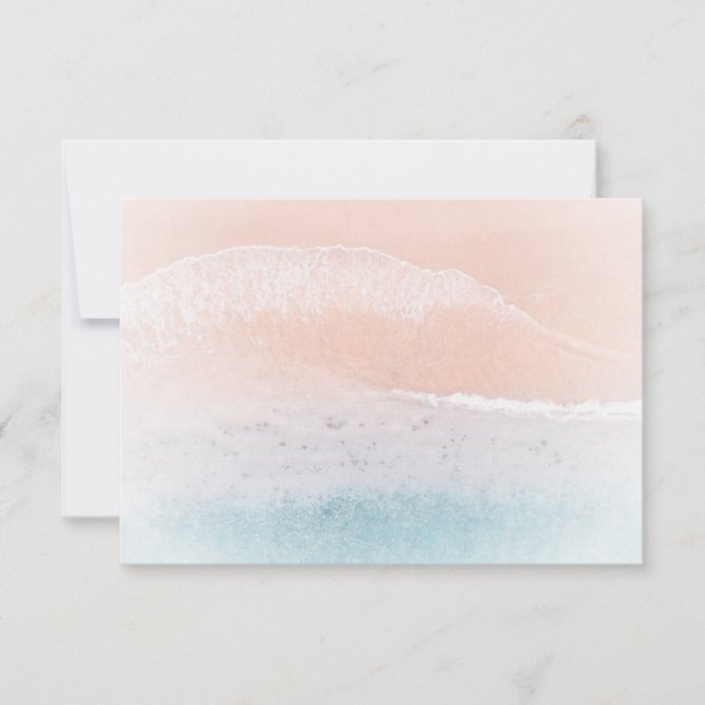 Beach Sand Sea Nature Seaside Custom Template (Front)