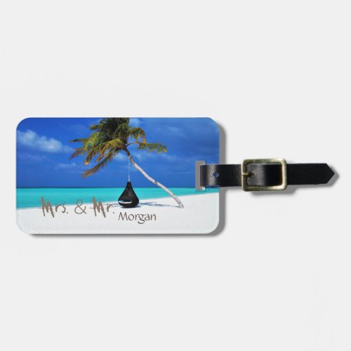 Beach SandSeaRelaxing  _Personalized Luggage Tag