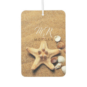 Beach Sand & Sea Shells, DIY Name & Monogram Air Freshener