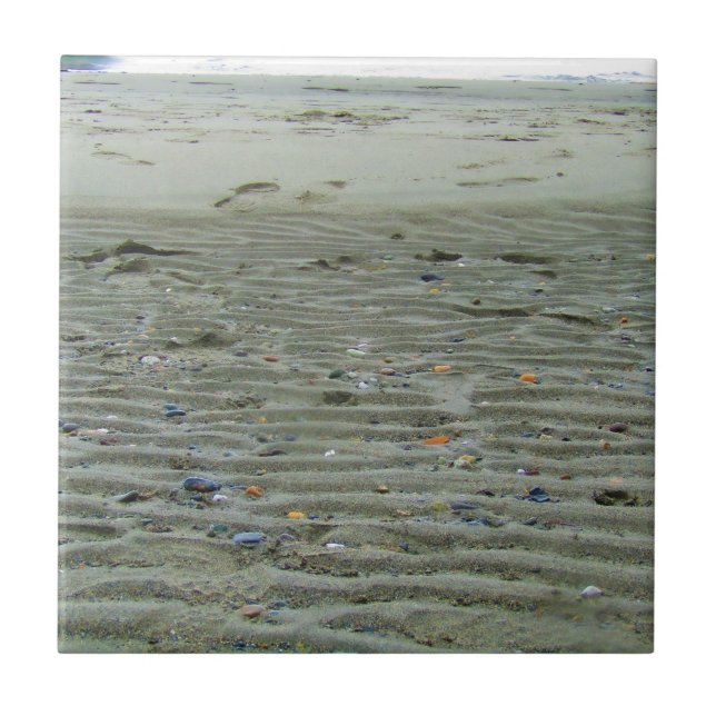 Beach Sand Treasures Ceramic Tile (Front)