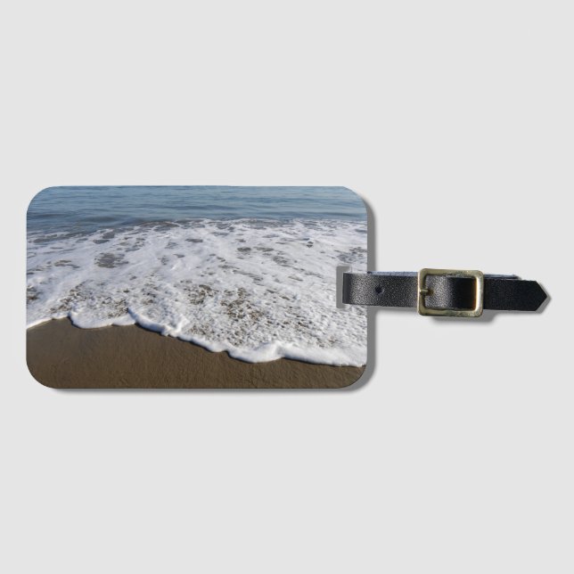 Beach/Sand/Waves Luggage Tag (Front Horizontal)