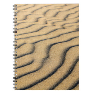 Beach sand waves sand dunes sandy notebook