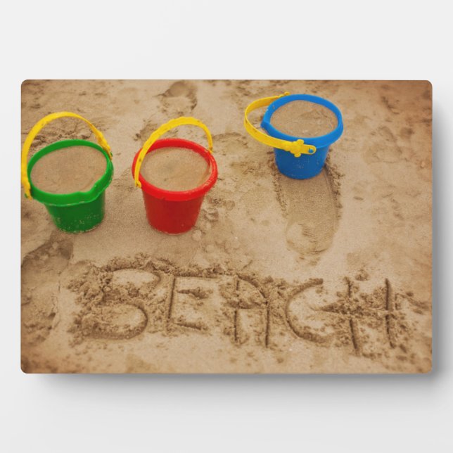 Beach Sand Words Plaque (Front)