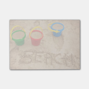 Beach Sand Words Post-it Notes