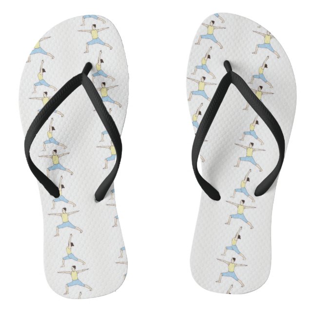 Beach sandals with yoga design (Footbed)