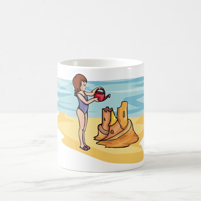 Beach Sandcastle Coffee Mug (Creator Uploaded)
