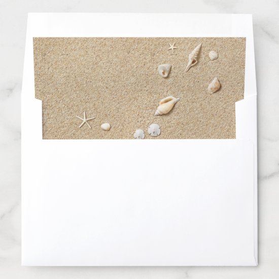 Beach Sandy Toes Salty Kisses Envelope Liner