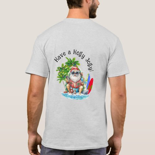 Beach Santa for Men and Women  T_Shirt