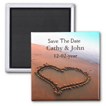 beach Save the date magnet