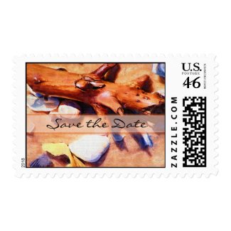 Beach Save the Date Stamps