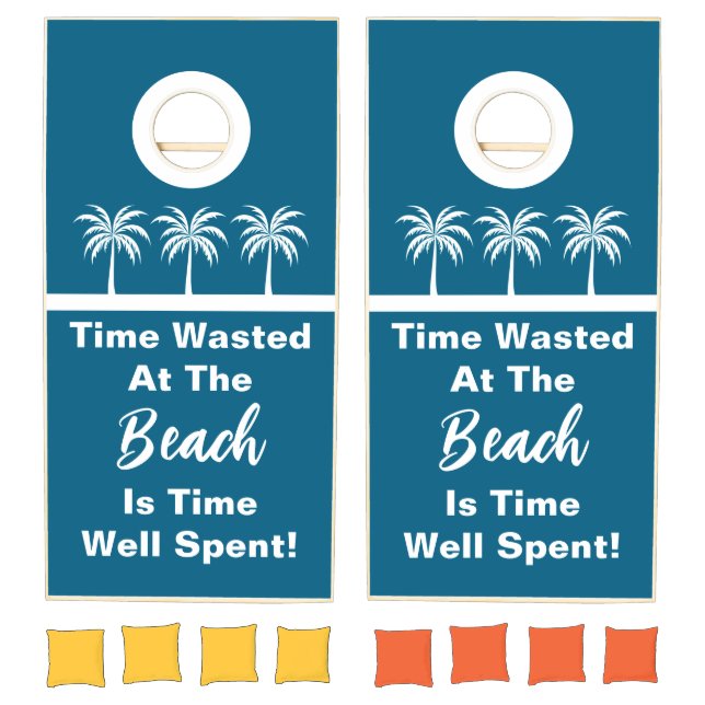 Beach Saying Cornhole Set (Set)