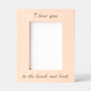 Beach Saying Engraved Frames