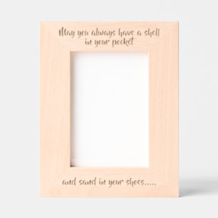 Beach Saying Engraved Frames