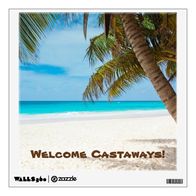 Beach Scene 1 Wall Decal (Front)