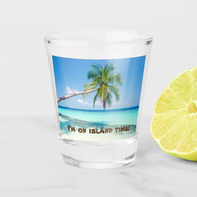 Beach Scene 2 Shot Glass (Front)