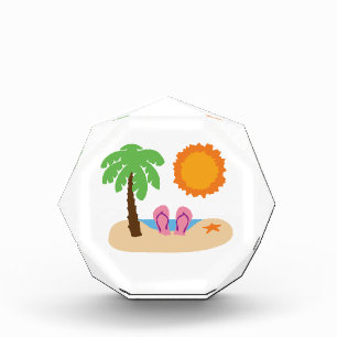 Beach Scene Acrylic Award