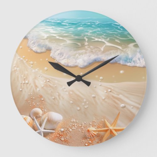 Beach Scene Clock