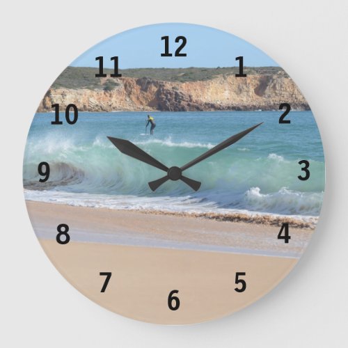 Beach scene clock