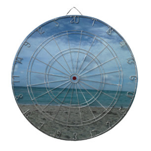 BEACH SCENE DART BOARD