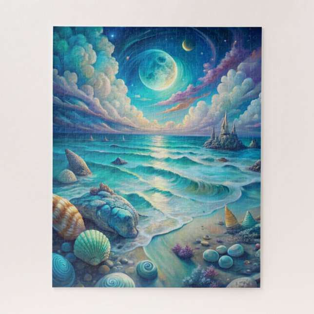 Beach Scene  Jigsaw Puzzle (Vertical)