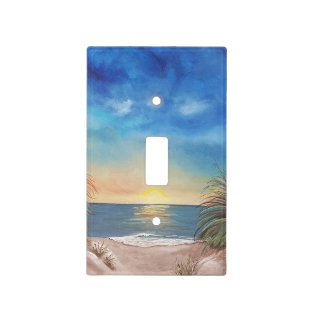 Beach Scene Light Switch Cover (Front)