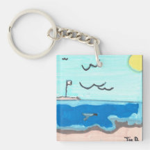 Beach Scene Magnet
