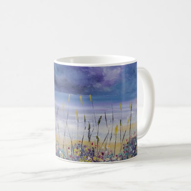 Beach scene mug Jenny Moran Empty Beach mug (Front Right)