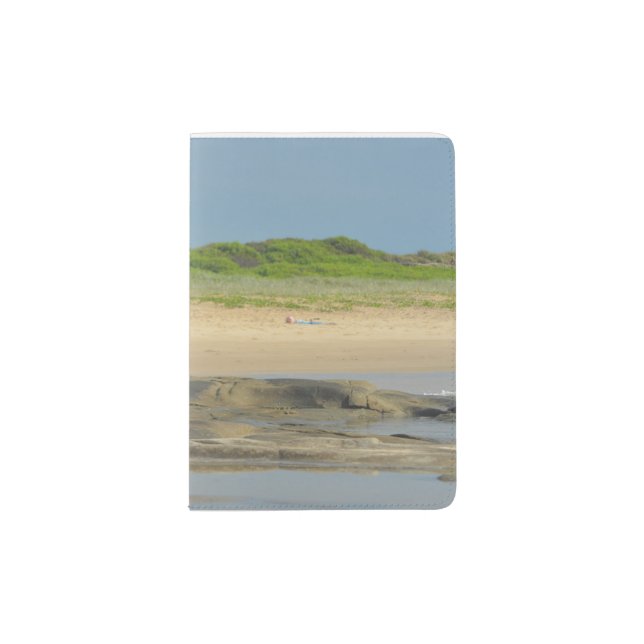 Beach scene Passport holder (Front)