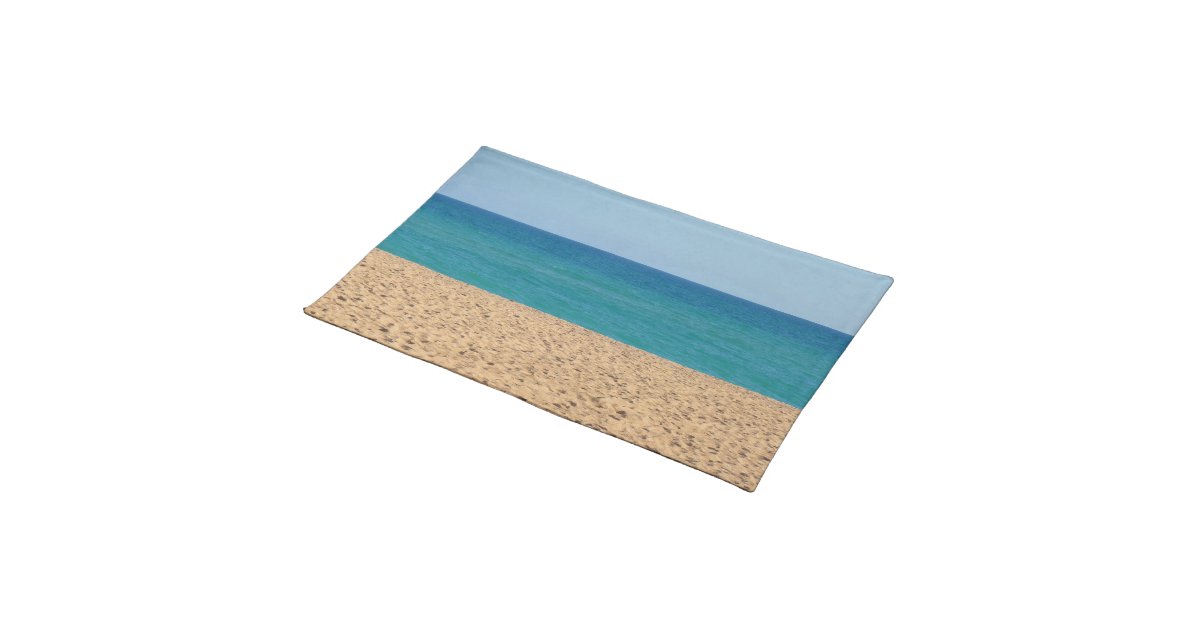 Beach Scene Placemats -American MoJo Placemat | Zazzle