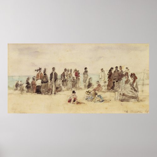 Beach Scene Poster