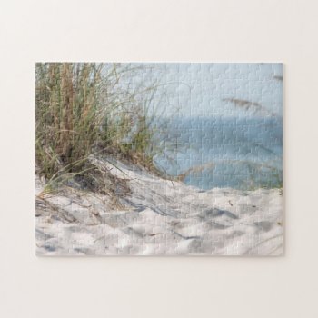 Beach Scene Puzzle. Jigsaw Puzzle by SpicySweet at Zazzle
