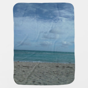 BEACH SCENE SWADDLE BLANKET