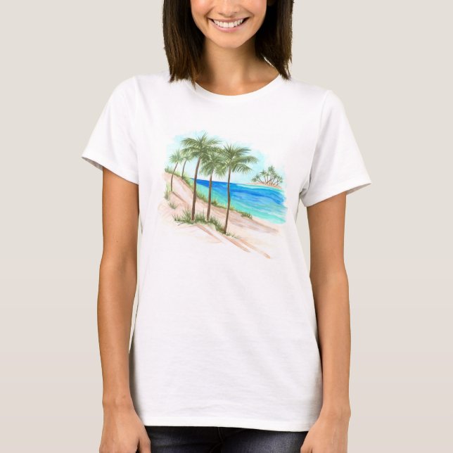Beach Scene T-Shirt (Front)