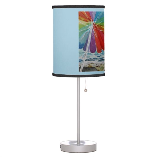 Beach Scene Table Lamp (Left)