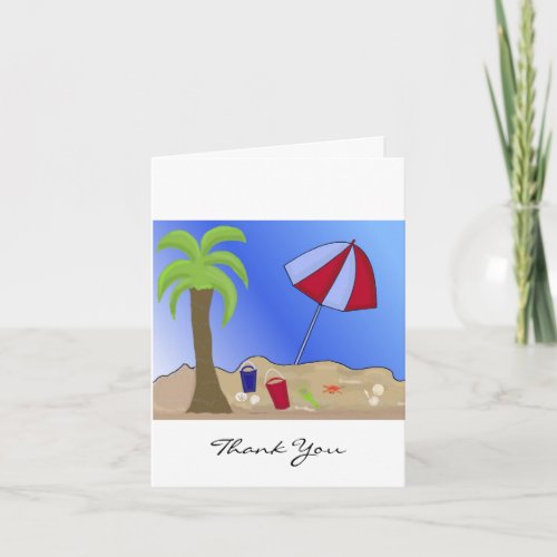 Beach Scene Thank You