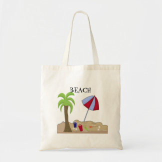 Beach Scene Tote Bag