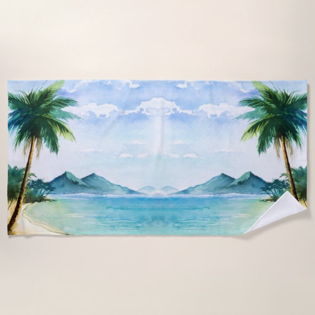 Beach Scene Towel (Front)